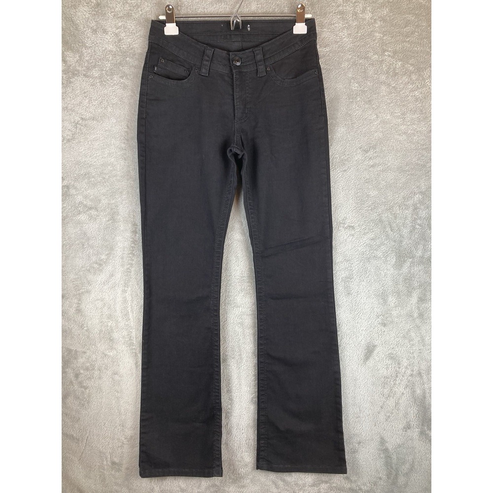 Lee Jeans Womens Size 8 (28x31) Black Denim Bootcut Mid-Rise Embellished Stretch